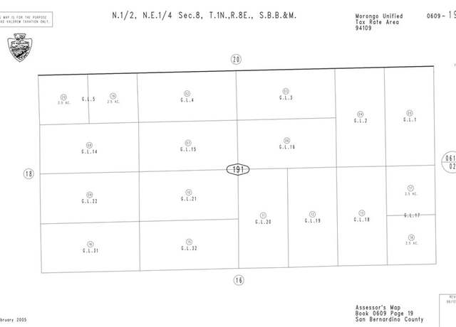 Property at 0 Desert View Rd, 29 Palms, CA 92277