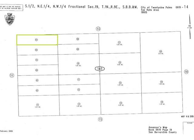 Property at 61914107 (east of) Morongo Rd, 29 Palms, CA 92277