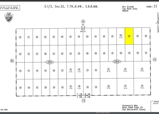 Property at 0 Silver Mountain(south of)Parcel #0469-252-22 Rd, Oro Grande, CA 92368