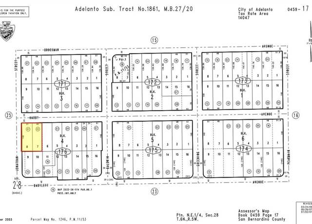 Property at 0 Brockman Ave, Adelanto, CA 92301