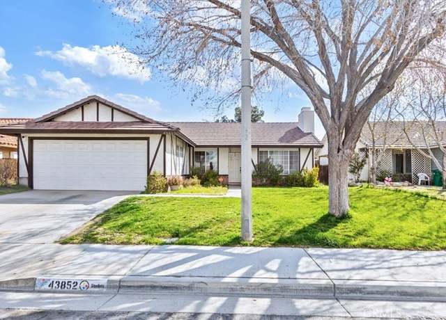 Property at 43852 Estrella Ln, Lancaster, CA 93535, 3 beds, 2 baths