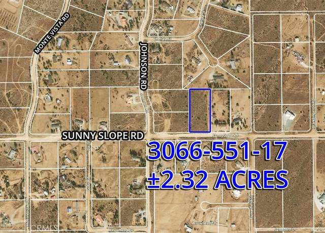 Property at 0 Sunnyslope Rd, Phelan, CA 92371