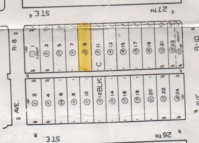 Property at 27 th Street E (lot 9) St, Palmdale, CA 93550