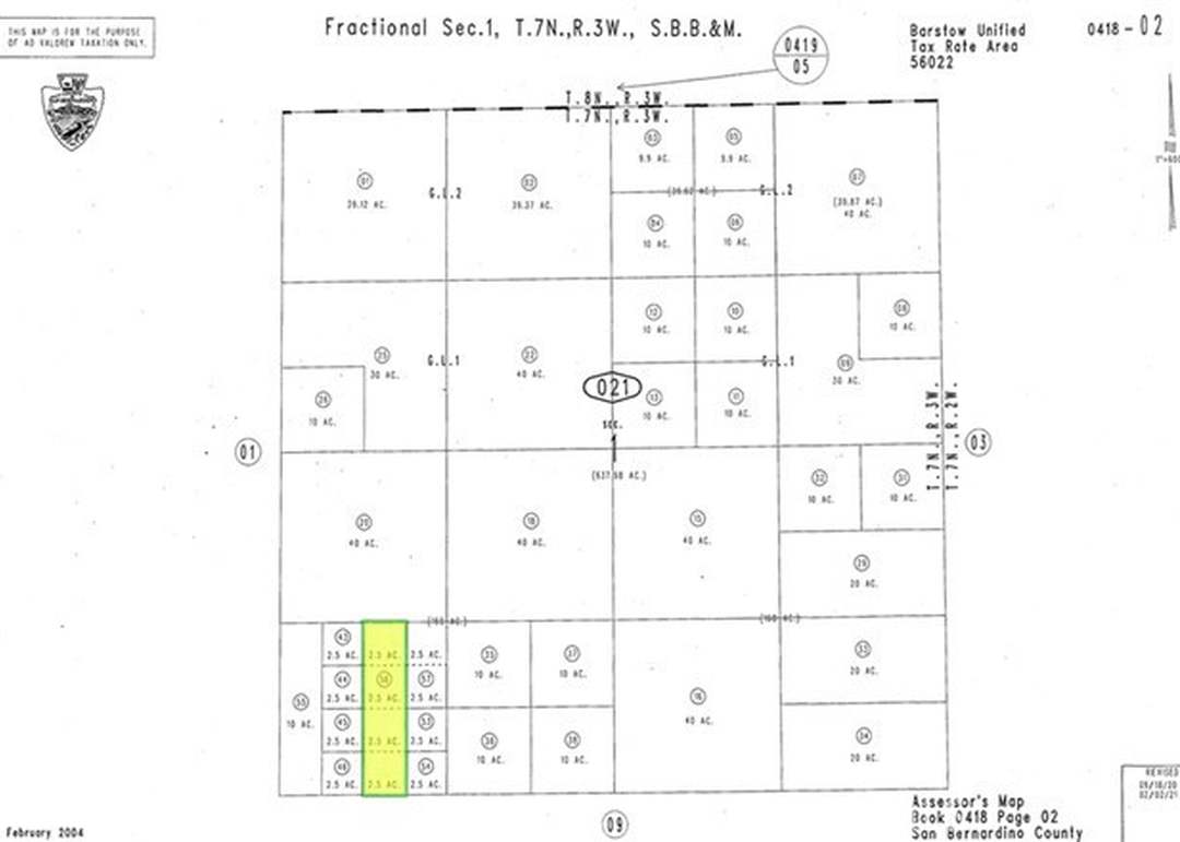 0 Stoddard Mountain Rd, Barstow, CA 92311