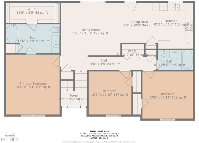 Property at 210 Navajo Trl, Church Hill, TN 37642, 3 beds, 2.5 baths