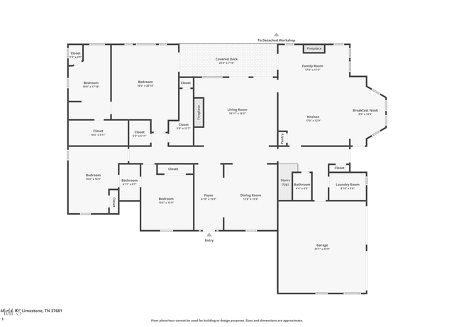 Property at 1905 Martin Rd, Limestone, TN 37681, 5 beds, 4.5 baths