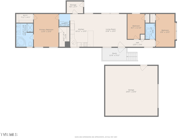 Property at 163 Brookfield Ln, Kingsport, TN 37663, 3 beds, 2 baths