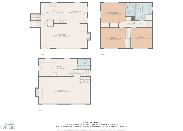Property at 912 Colfax Ave, Kingsport, TN 37660, 3 beds, 2.5 baths