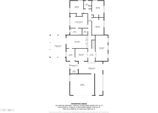 Property at 100 Tudor Pl, Bristol, TN 37620, 5 beds, 3.5 baths