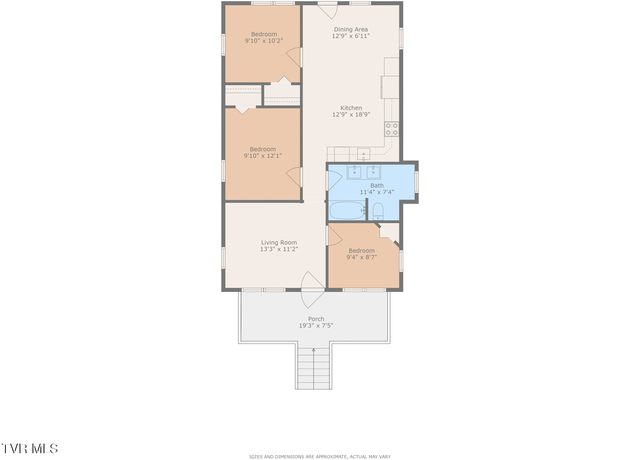Property at 232 Emmett Rd, Bristol, TN 37620, 3 beds, 1 bath