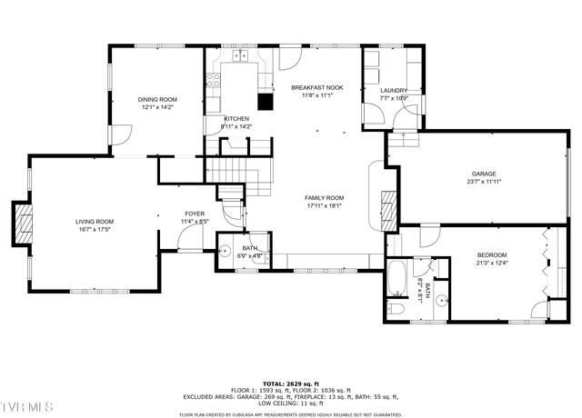 Property at 10 Tallapoosa Rd, Johnson City, TN 37604, 4 beds, 3.5 baths