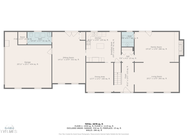 Property at 5116 Waterford Dr, Kingsport, TN 37664, 4 beds, 2.5 baths