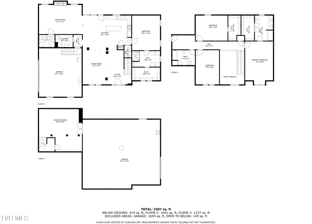 Property at 1405 Kendrick Creek Rd, Kingsport, TN 37663, 4 beds, 3.5 baths