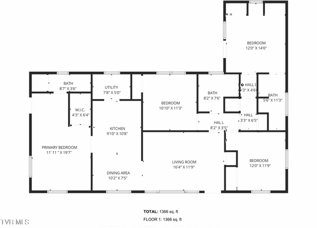 Property at 125 Cedar Valley Rd, Bristol, TN 37620, 4 beds, 2.5 baths