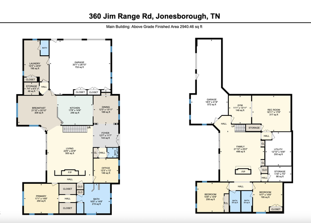 Property at 360 Jim Range Rd, Jonesborough, TN 37659, 4 beds, 4 baths