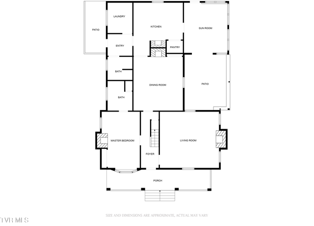 Property at 2038 Carroll Creek Rd, Johnson City, TN 37615, 5 beds, 2 baths