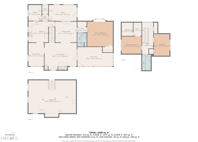 Property at 3241 Clover St, Kingsport, TN 37664, 3 beds, 2 baths