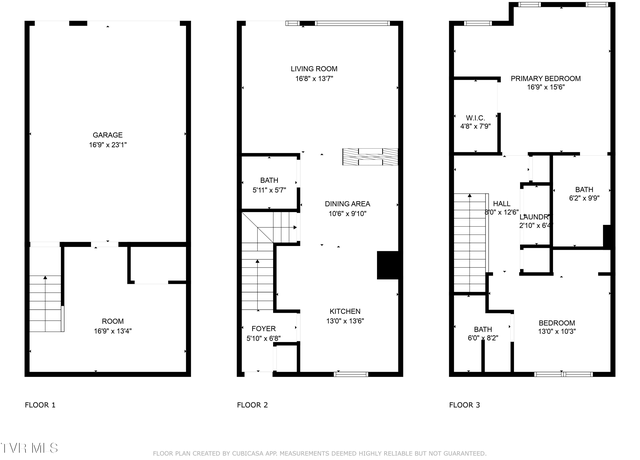Property at 1102 Cherokee Rd #1, Johnson City, TN 37604, 2 beds, 2.5 baths