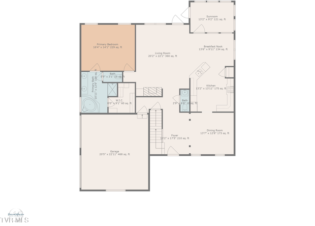 Property at 4001 Rick Slaughter Ct, Kingsport, TN 37660, 3 beds, 3.5 baths