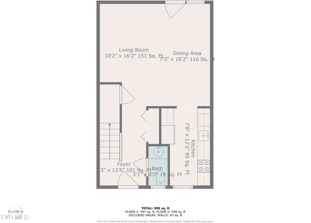 Property at 1016 Konnarock Rd Rd #1, Kingsport, TN 37664, 2 beds, 1.5 baths