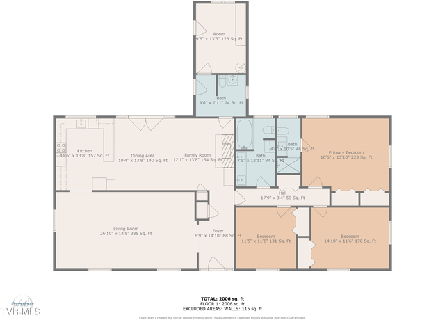 Property at 524 Robindale Ln, Kingsport, TN 37663, 3 beds, 2.5 baths