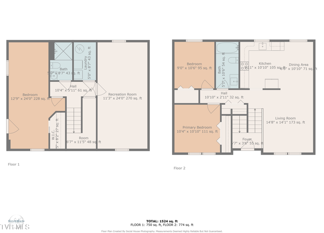 Property at 332 Magnolia Ct, Piney Flats, TN 37686, 4 beds, 2 baths
