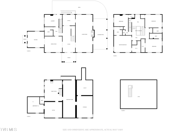 Property at 2107 Bartlett St, Johnson City, TN 37601, 4 beds, 5 baths