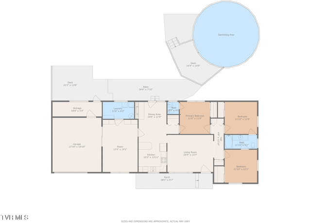 Property at 107 Woodland Dr, Erwin, TN 37650, 3 beds, 1.5 baths