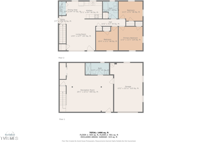 Property at 324 Kings Rd, Piney Flats, TN 37686, 4 beds, 2 baths