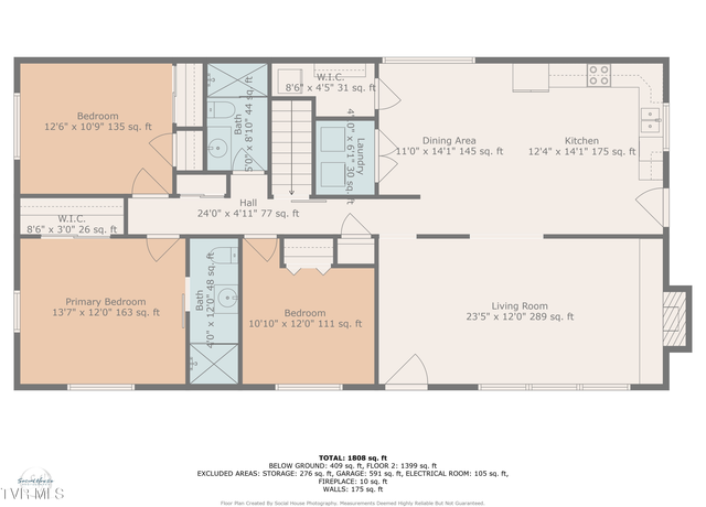Property at 1744 Whispering Hills Dr, Kingsport, TN 37660, 3 beds, 2 baths