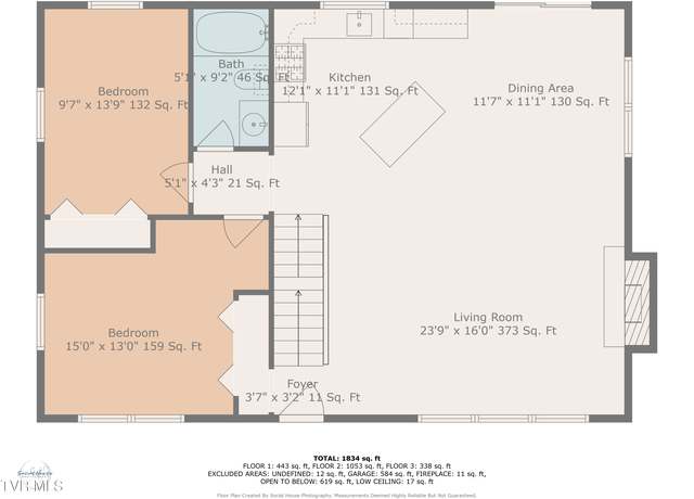 Property at 215 Myrtle Dr, Butler, TN 37640, 3 beds, 2.5 baths