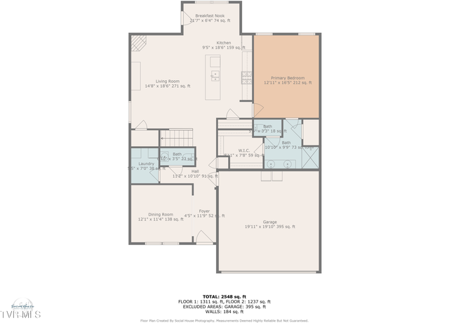 Property at 1244 Stamp Lodge Rd, Kingsport, TN 37660, 4 beds, 2.5 baths