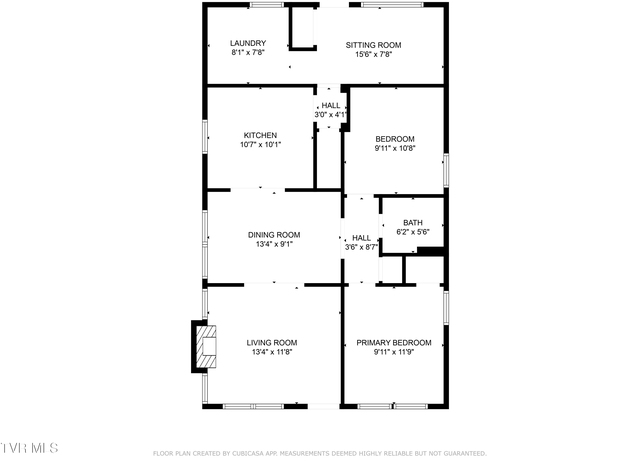 Property at 719 Vernon St, Bristol, VA 24201, 2 beds, 1 bath