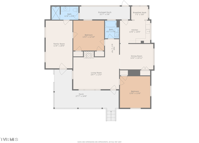 Property at 1712 Broad St, Bristol, TN 37620, 3 beds, 2 baths