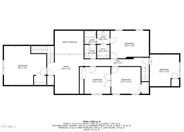 Property at 1239 Olde Oaks Dr, Gray, TN 37615, 6 beds, 2.5 baths