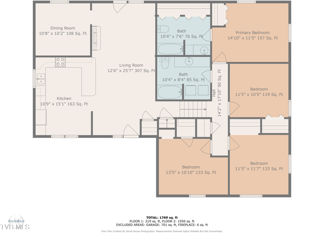 Property at 122 Lakeview Cir, Rogersville, TN 37857, 4 beds, 2 baths