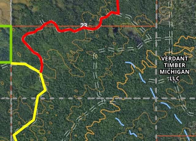 Property at TBD- 40ac Mud Rd, Lake Linden, MI 49945