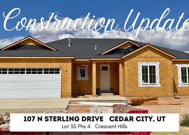 Property at 107 N Sterling Dr Dr Unit (Lot 35 Phs 4 Crescent Hi, Cedar City, UT 84720, 3 beds, 2 baths