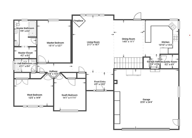 Property at 5228 N Woodland Pointe Cir, Enoch, UT 84721, 5 beds, 3 baths