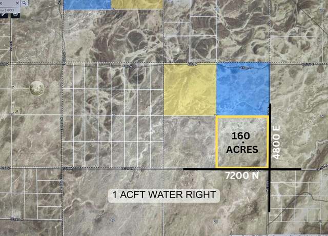 Property at 160 Acres + 1acft Water Right, Beryl, UT 84714