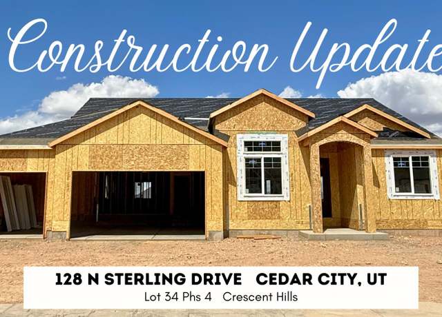 Property at 128 N Sterling Dr Unit (Lot 34 Phs 4  Crescent H, Cedar City, UT 84720, 3 beds, 2 baths