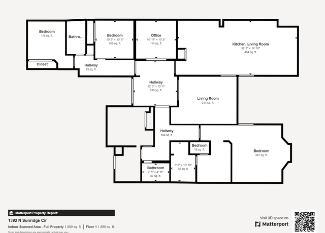 Property at 1392 N Sunridge Cir, Washington, UT 84780, 4 beds, 3 baths