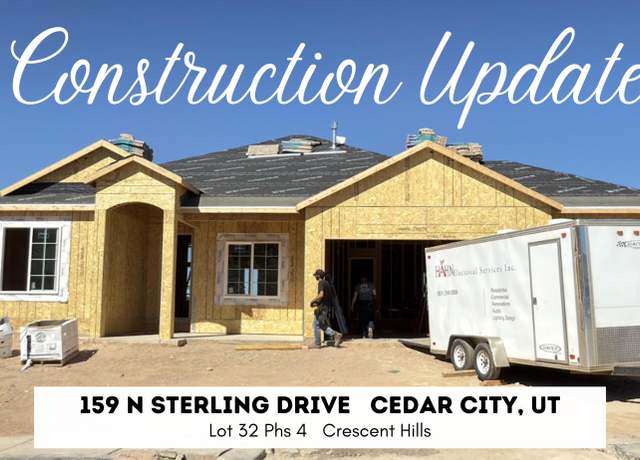 Property at 159 N Sterling Dr Dr Unit (Lot 32 Phs 4 Crescent Hi, Cedar City, UT 84720, 3 beds, 2 baths