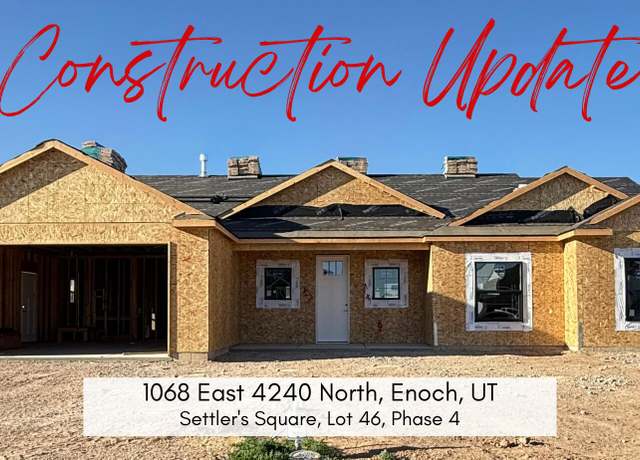 Property at 1068 E 4240 N Unit (Lot 46 Phs 4 Settlers Sq, Enoch, UT 84721, 4 beds, 2 baths