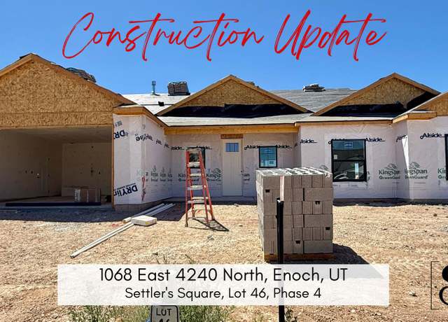 Property at 1068 E 4240 N Unit (Lot 46 Phs 4 Settlers Sq, Enoch, UT 84721, 4 beds, 2 baths