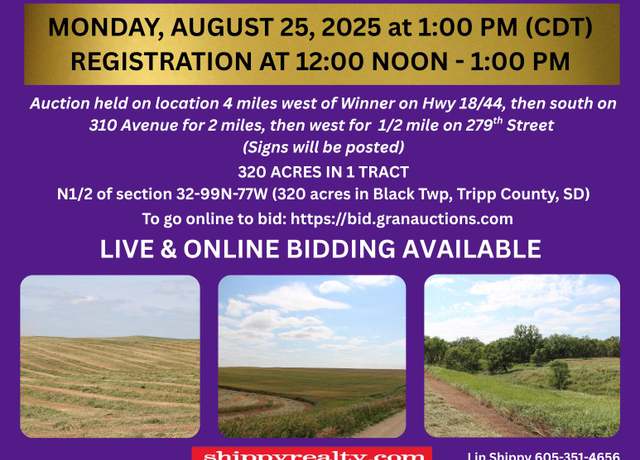 Property at 279th Street & 310th Ave, Winner, SD 57580