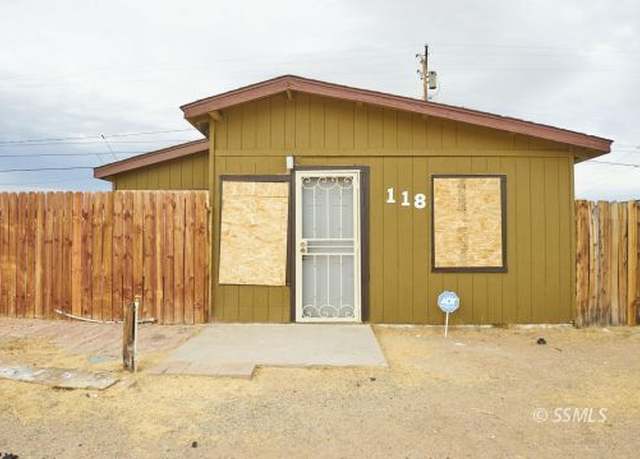 Property at 118 W Wilson Ave, Ridgecrest, CA 93555, 2 beds, 1 bath