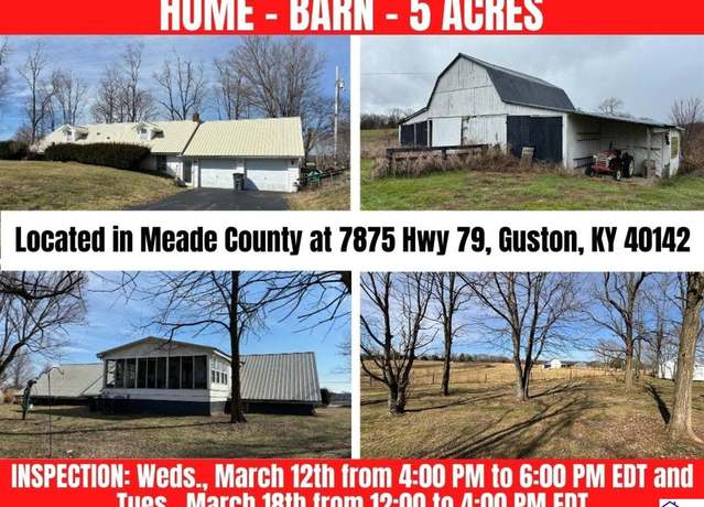 Property at 7875 Hwy 79, Guston, KY 40142, 3 beds, 2 baths