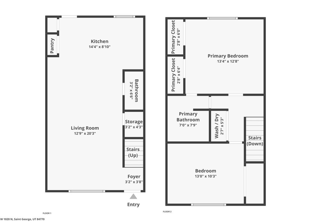 Property at 1711 W 1020 N #60, St George, UT 84770, 2 beds, 2 baths