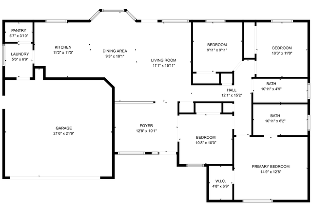 Property at 134 S 1970 Cir E, St George, UT 84790, 4 beds, 2 baths